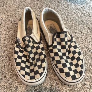 Vans Checkered Slip-On Shoes Size 6.5W